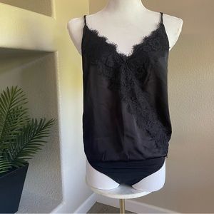 Abercrombie Satin Lace Bodysuit